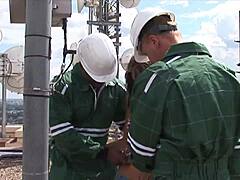 Fantastic Black White Threesome Pounds Cute Brunette Pussy Ass Double Penetration Cowgirl Cum