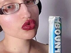 sissyboy obey my glasses femdom jerk off instructions now