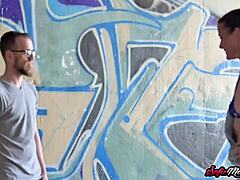 naughty milf sofie marie spots amateur guy outdoors and seduces him into wild doggystyle cowgirl fun