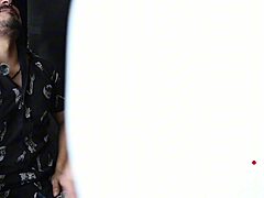 Curvy Latina Wife Tries Gloryhole with Cuckold Husband Watching!