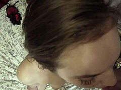 Married Man Pounds Pretty Brunette Teen Wife's Stepsister Cowgirl Quickie