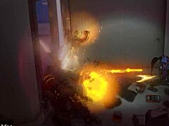 Midget Tall French Lady Anal Game Cumshot Domination