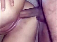 big ass latina slut fists her tight asshole