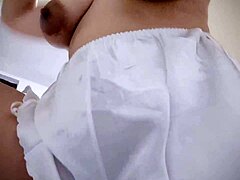 Horny chubby mature latina babe orgasms endlessly from wet pussy play