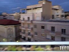 what starts as coffee date with italian teen turns into hardcore assfucking