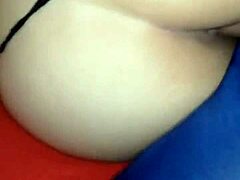 WOW! CUTE FAT LATINA BABE RIDES DILDO TOYS BIG ASS IN BRIDE LINGERIE!