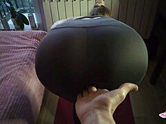 stepsis juicy ass in yoga makes me horny fuck her tight