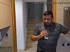 hey stepdaddy, your petite lingerie teen stepdaughter needs that monster cock deepthroat facial behind stepmom's back in the bathroom