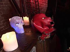 Two blondes suck same hard cock before anal assfucking together in ffm threesome