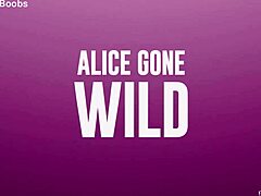 alice wild unleashes her wild side in intense doggystyle pounding then facial blast