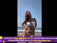 brazilian mature wife amateur shakes her curves seductively