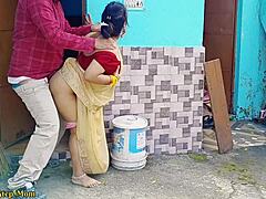 i joined hot indian stepmom stepdaughter for outdoor threesome bliss