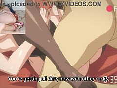 thick cocks stretch her juicy curves in this uncensored hentai binge