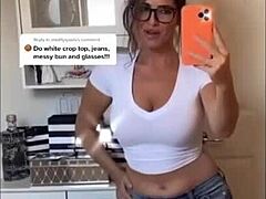 brazilian mature wife amateur shakes her curves seductively