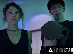 hey hailey rose, why you covered in cum from stepdad and stepbro's double facial at the party?