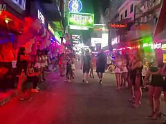 Thai Street Dancers Tease In Pattaya's Red Light Go-Go Bars After Dark