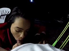 damn that hammock blowjob on monster cock with tight pussy and small tits 🔥