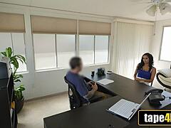 Broke cute teen Abby bent over fucked doggystyle for cash 💦😈