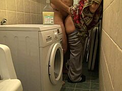 European mature wife cheats roughly in basement while hubby's away