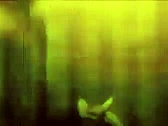 vintage babe spreads her hairy beaver in retro erotic bedroom tease