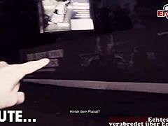 Skinny Mature Redhead German Milf Fucked Hard POV in Public Street Pickup