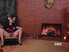 snowhite and freeuse queen ride lucky elf's monster cock