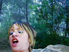 Woods casting spirals into explosive pussy orgasm