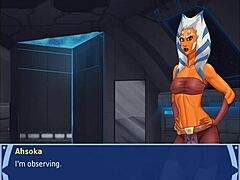 orange trainer gropes her massive tits and boobs in tight workout gear up close