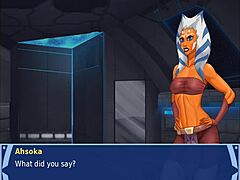 orange trainer gropes her massive tits and boobs in tight workout gear up close