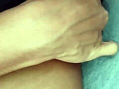 skinny girlfriend fingers her wet pussy and flashes it publicly for everyone to see