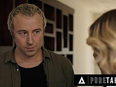 NAIVE KENNA JAMES MEETS CREEPY STEPPARENTS-IN-LAW PENNY BARBER & CHARLES DERA FOR TABOO FFM!