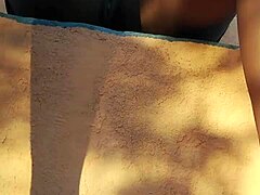 skinny girlfriend fingers her wet pussy and flashes it publicly for everyone to see