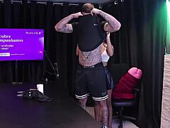 kylian cria sheer red chats oral tips then two brunettes strip him for hottest pleasure forms