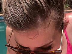 Katarinakitty Deepthroats Cock Poolside
