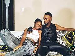 Ebony Slut Chidinma Begs Stepbro to Fuck Her Saggy Tits Wet Pussy Not Masturbate