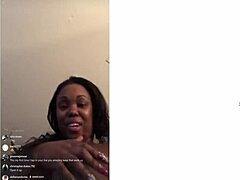 My ebony Instagram girl 33 flaunts her big tits big ass and bitchy curves up close