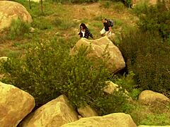 black milf dee outdoor pounded by seth dickens monster cock cumshot