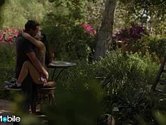 What happens when petite abbie maley fucks pierce paris outdoors? 