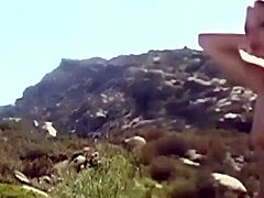 Skinny Blonde Takes Double Penetration from Two Guys!