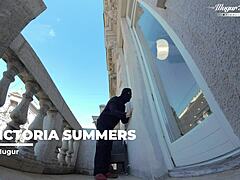 what if busty victoria summers caught a thief and fucked him hard?