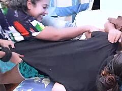 real indian housewife gangbanged by friends with squirting orgasms and anal creampie 😈🍆💦