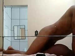 muscular black couple pounds big ass brunette hard in hotel