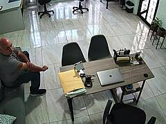 Hey old man from my ex-teacher days, you stroking first in the living room before we fuck?