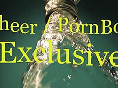 meri kris shoves dildo deep for solo anal quickfap