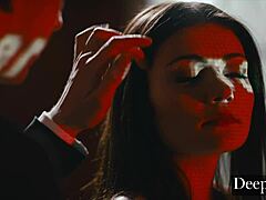 Adria Rae's tight holes beg for mmf double penetration spanking and deepthroat