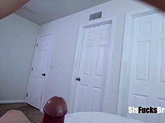 hey lesbian stepsis audrey grace, prove you're straight by eating pussy