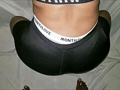 gym couch trains my latina teen ass then fucks it deep close-up