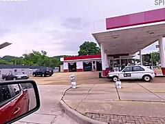 i feel the thrill exhibitionist busty milf squirting tits fucked doggystyle cum public bridge