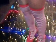 bia fire empties the sacks in hot backstage rapidinhas 😍🔥 brazilian brunette teen vibes