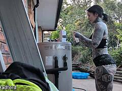 whoa check these huge fake tits on aussie bimbo beach holiday 😍🏖️